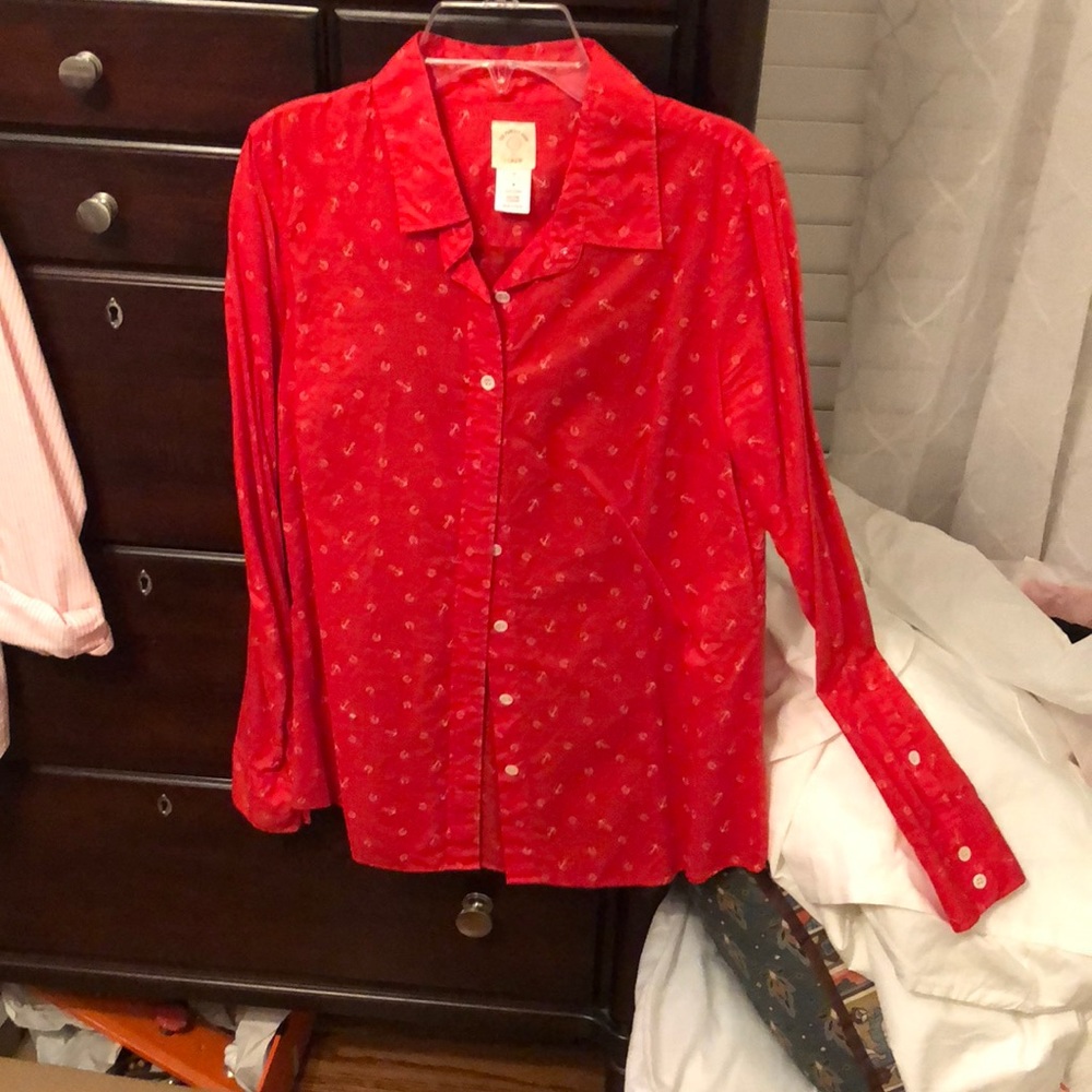 J crew button up